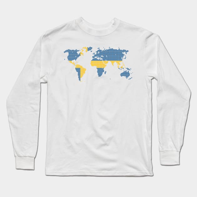 Sweden Long Sleeve T-Shirt by 1STunningArt